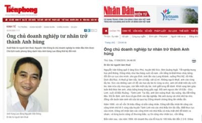 Báo chí ca ngợi Nguyễn văn Đông