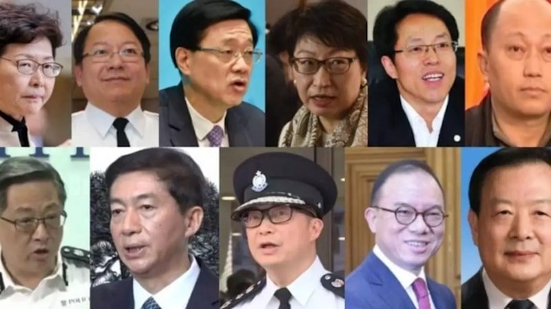 VNTB – 11 quan chức Hong Kong và Trung Quốc nào bị Hoa kỳ trừng phạt?