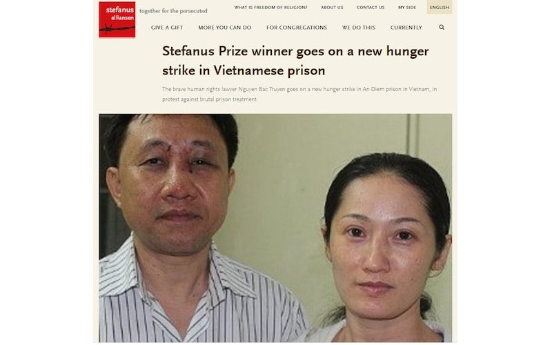 VNTB – Thư chung gửi chính phủ Nguyễn Xuân Phúc về tù nhân lương tâm Nguyễn Bắc Truyển