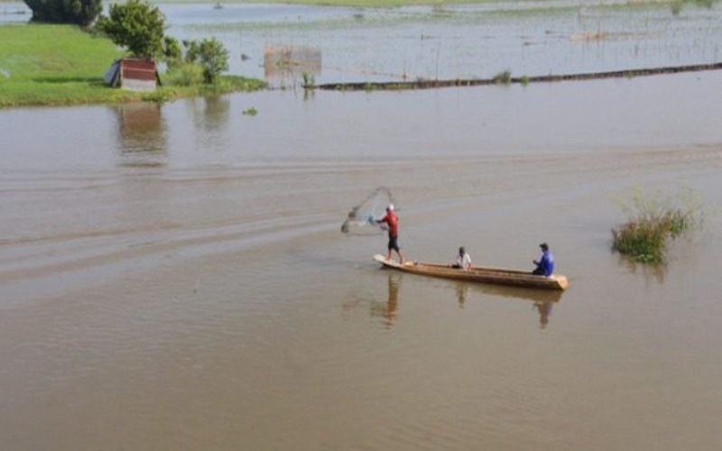 VNTB – Nước sông Mekong đột ngột dâng cao 2 mét