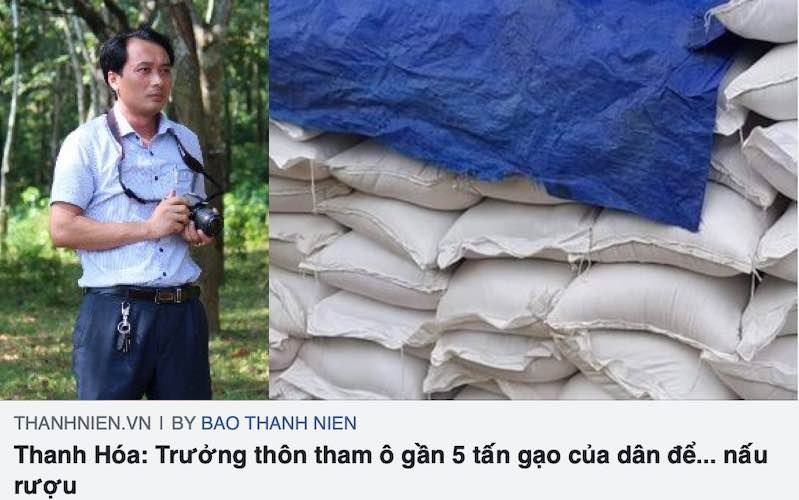 Thanh Hóa: Trưởng thôn tham ô gần 5 tấn gạo của dân để… nấu rượu