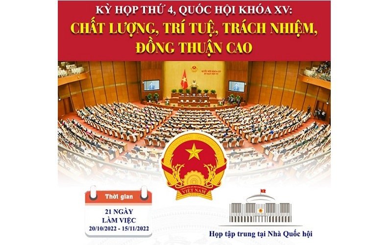 VNTB – Quốc hội Việt Nam sẽ có Kỳ họp bất thường trong tháng 12-2022