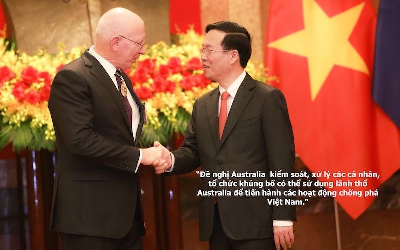 HRW – Australia cần nêu vấn đề vi phạm nhân quyền trong chuyến thăm Việt Nam